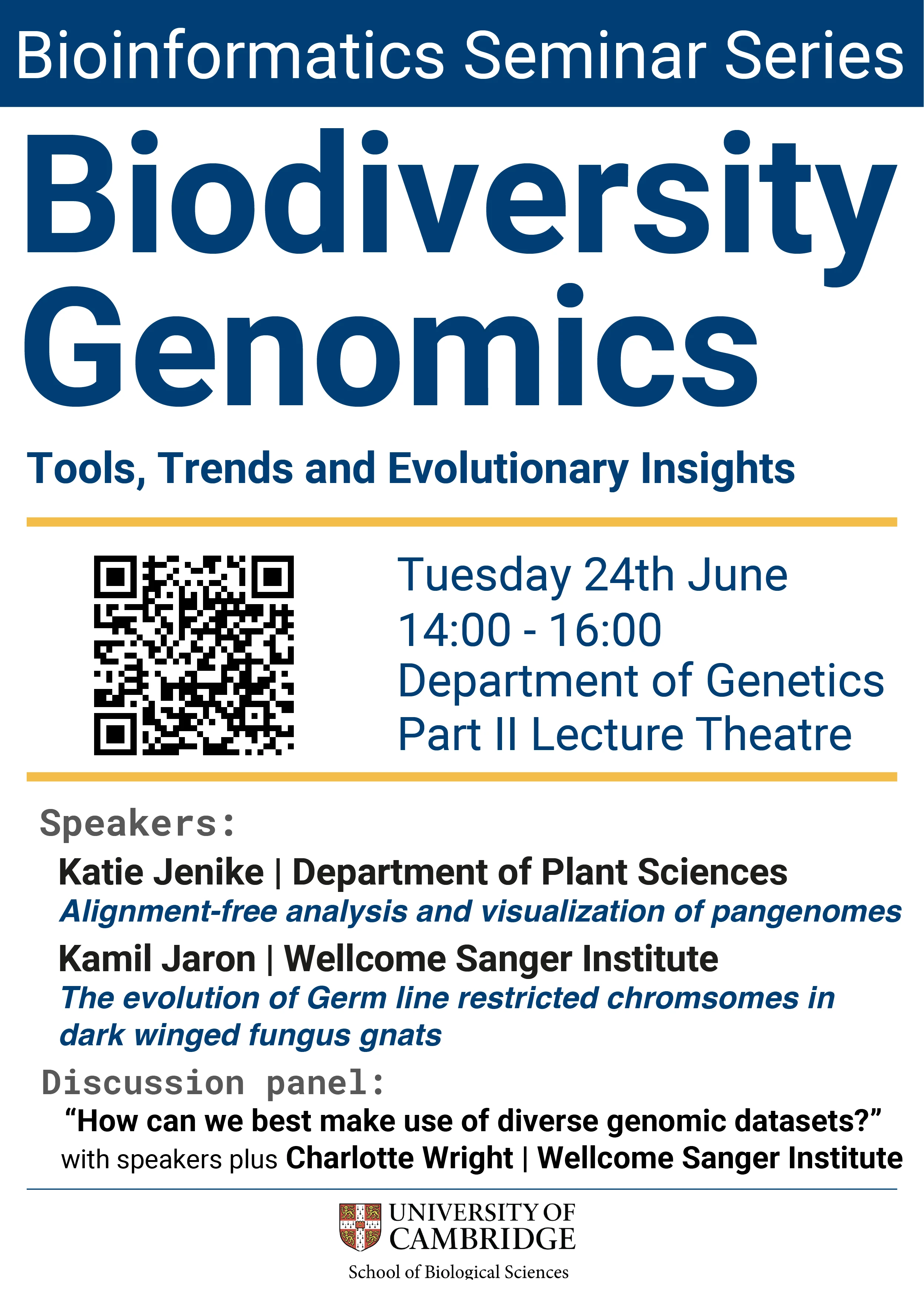 Biodiversity Genomics: tools, trends and evolutionary insights logo