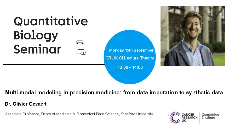 Multi-modal modeling in precision medicine: from data imputation to synthetic data​ logo
