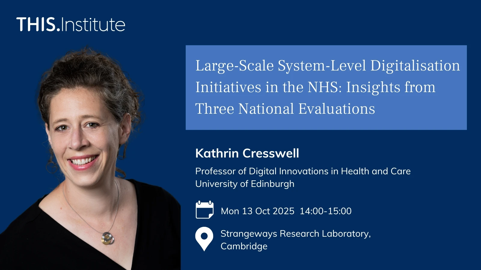 Large-Scale System-Level Digitalisation Initiatives in the NHS logo