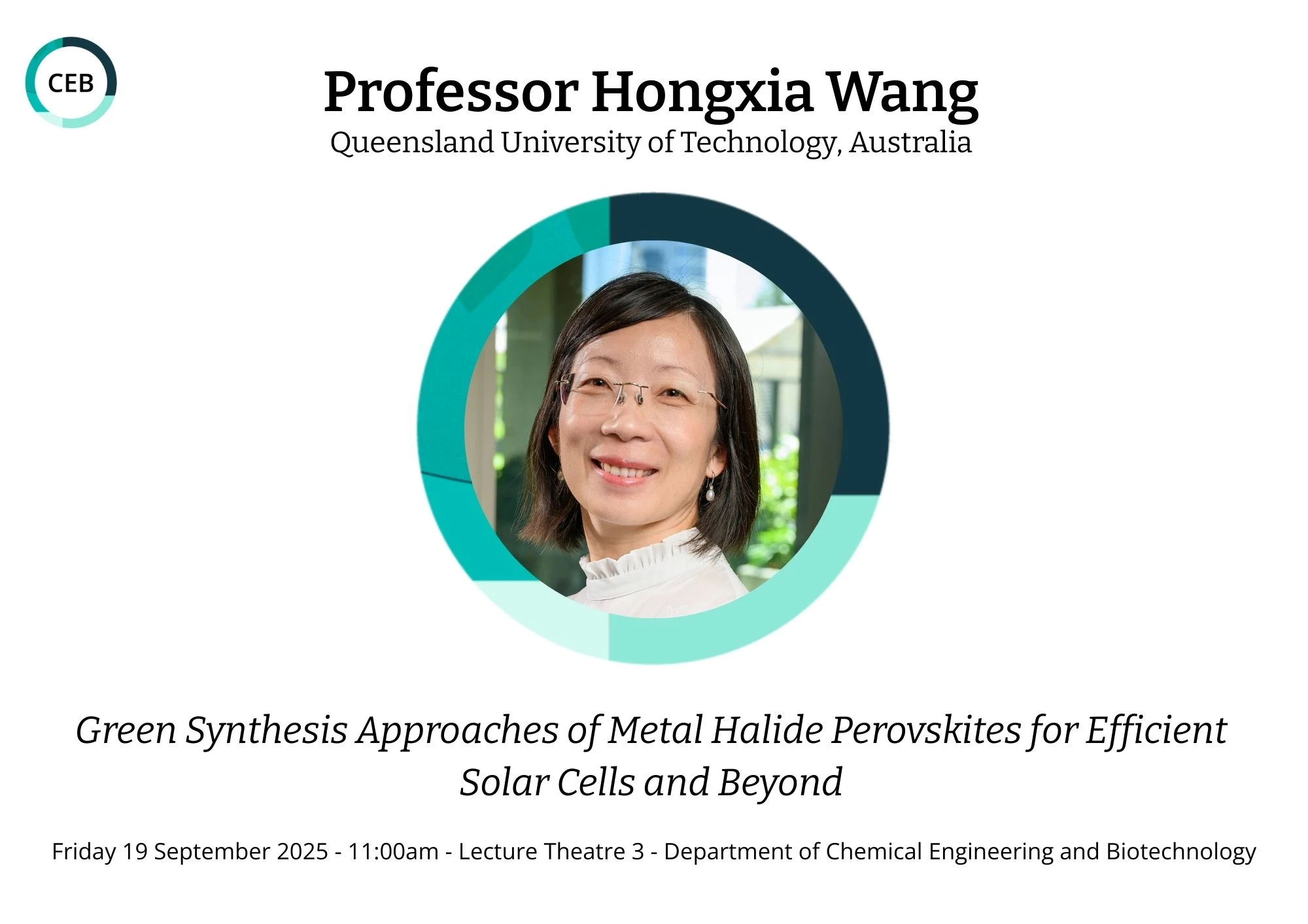 Green Synthesis Approaches of Metal Halide Perovskites for Efficient Solar Cells and Beyond logo