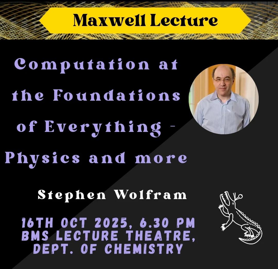 2025-2026 Maxwell Lecture: Computation at the Foundations of Everything --- Physics and More logo