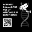 Forensic DNA and the use of genomics in healthcare logo