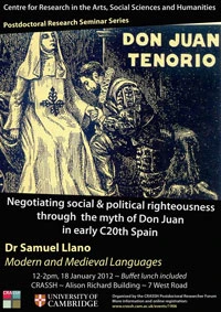 Negotiating social and political righteousness through the myth of Don Juan in early twentieth-century Spain logo