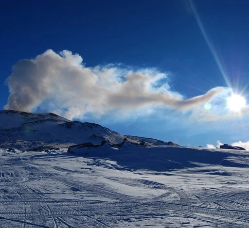 Erebus volcano: from mantle to atmosphere logo