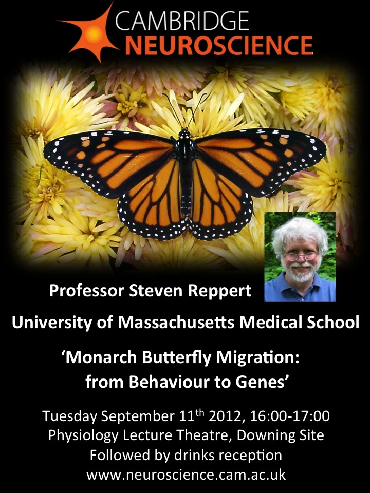 Monarch butterfly migration: from behavior to genes logo