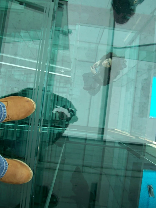 Towards bi-treated glass logo