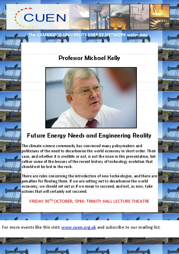 Future Energy Needs and Engineering Reality logo